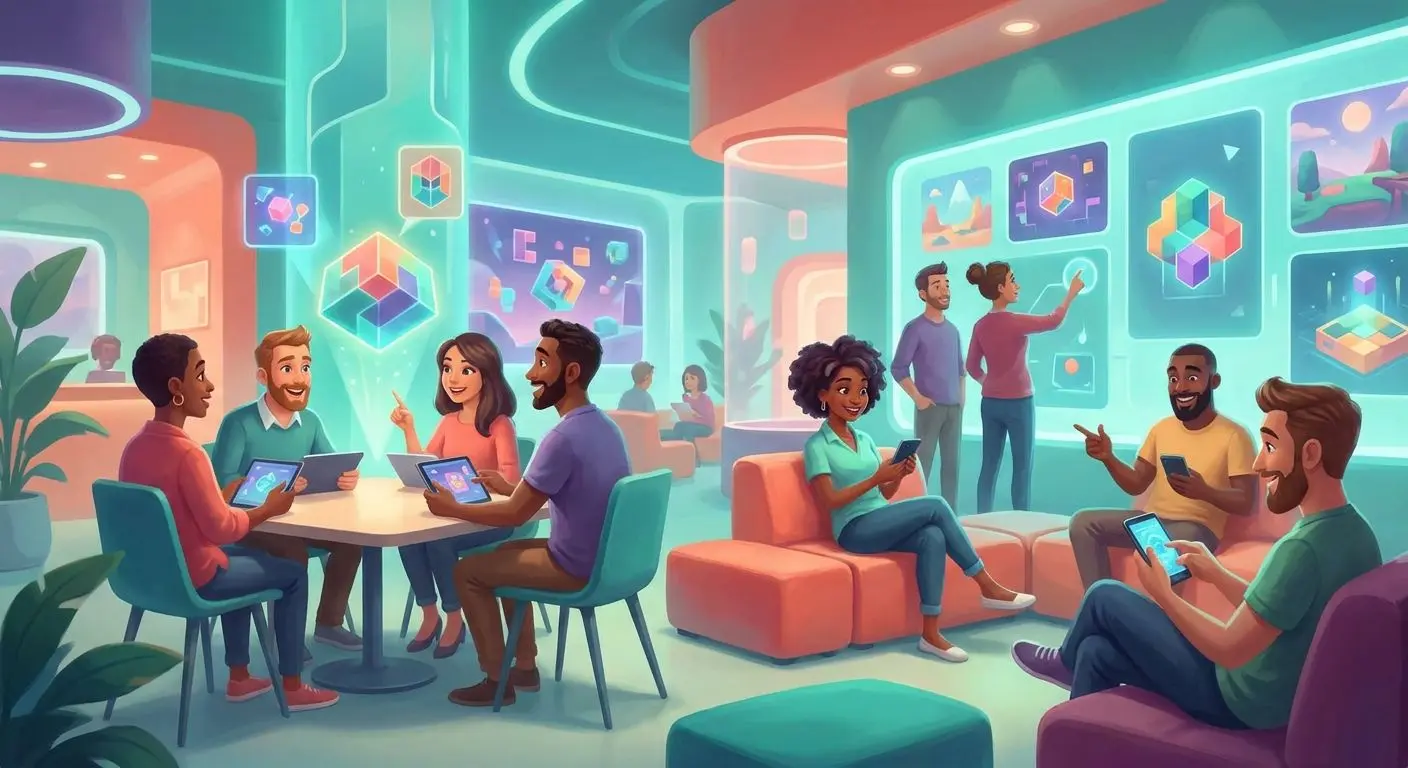 Friendly community visual showing a fair and fun gaming atmosphere