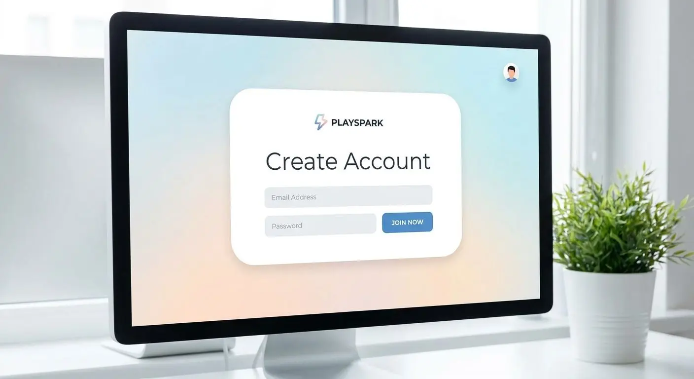 PlayOJO sign up screen PlayOJO registration form interface on desktop